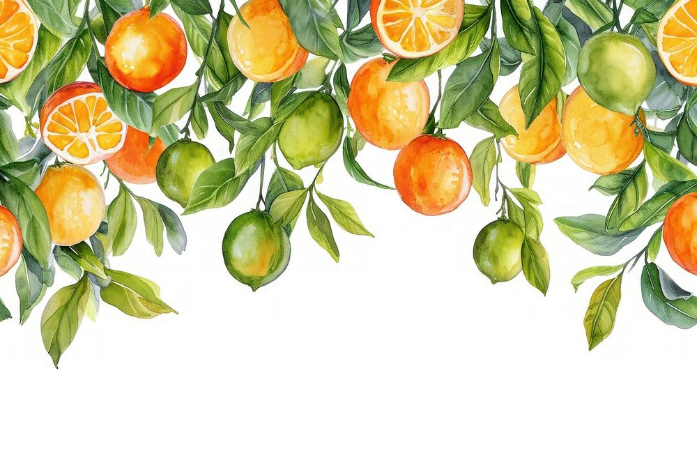 Citrus border grapefruit lemon plant.