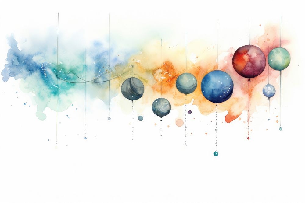 Universe painting universe balloon.