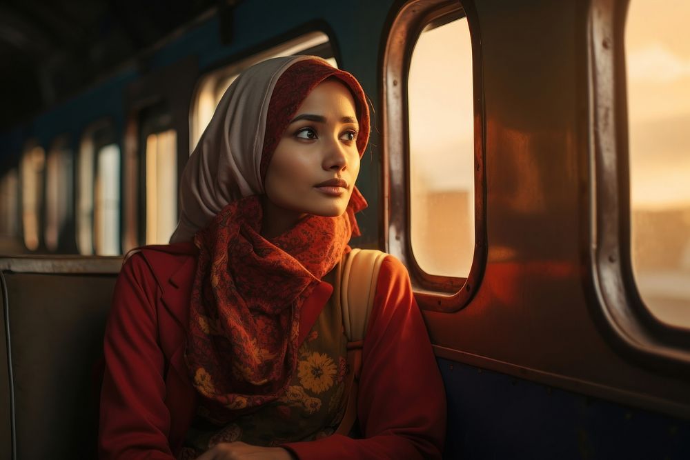  Indonesian woman portrait sitting adult. AI generated Image by rawpixel.