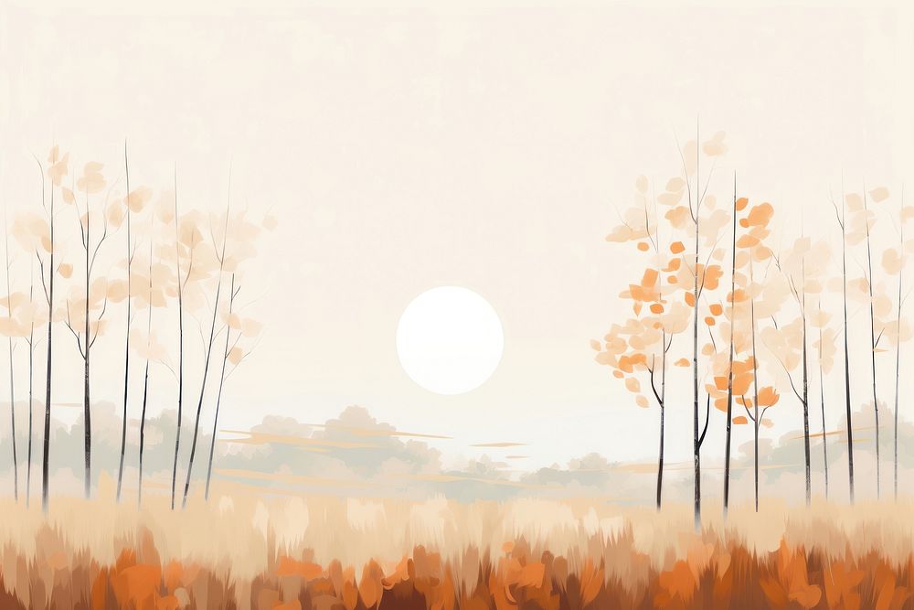 Fall scene backgrounds landscape outdoors. AI generated Image by rawpixel.