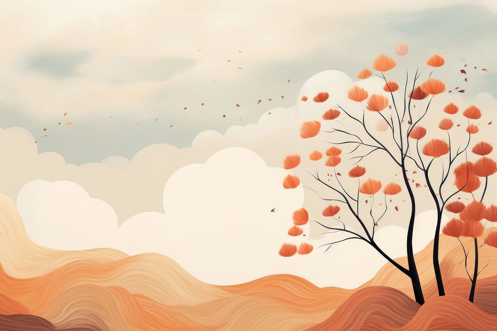 Fall scene backgrounds abstract outdoors. AI generated Image by rawpixel.