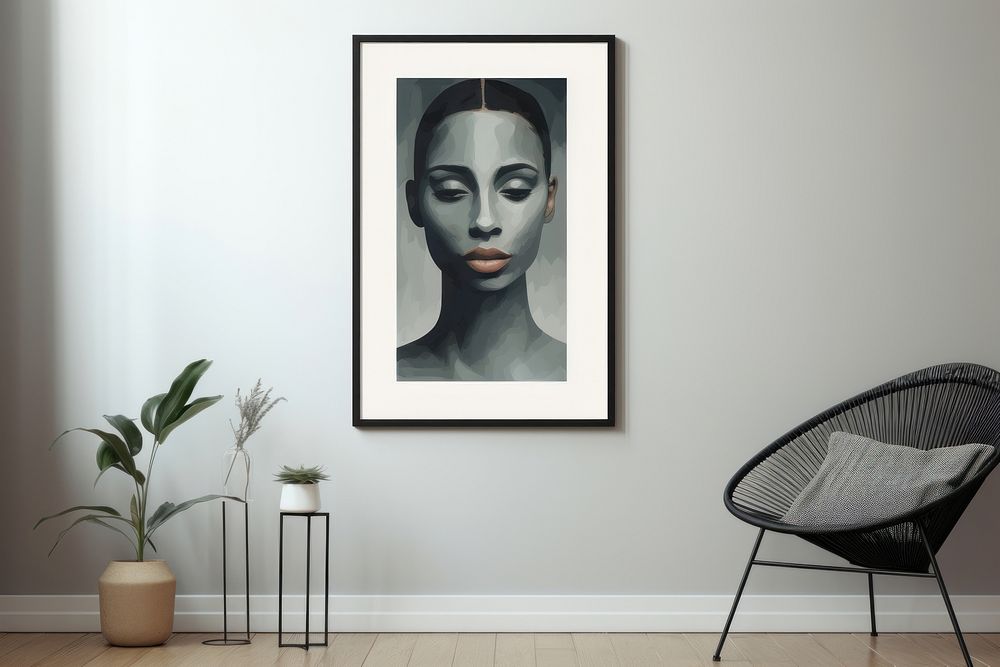 Sad black woman art painting | Free Photo - rawpixel