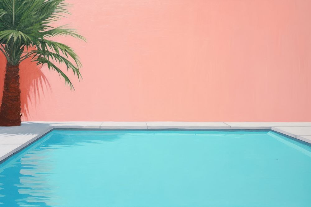  Sparkly pool backgrounds outdoors plant. AI generated Image by rawpixel.