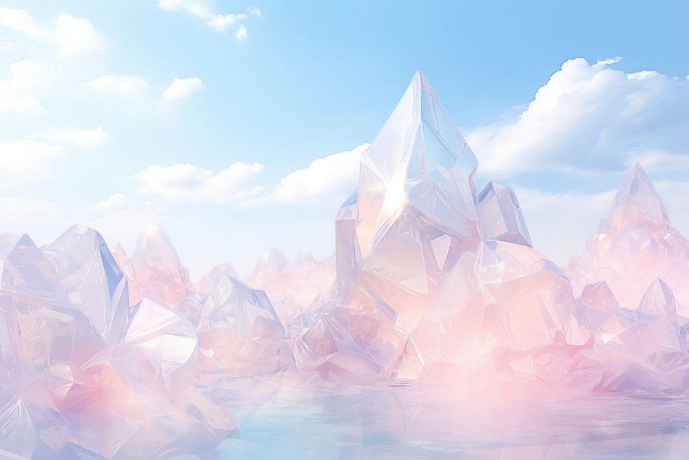 Ice backgrounds outdoors crystal.