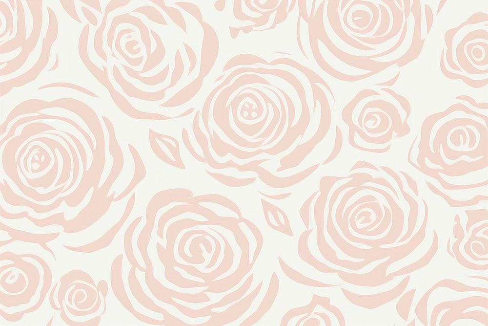 Stroke painting of rose pattern backgrounds line.