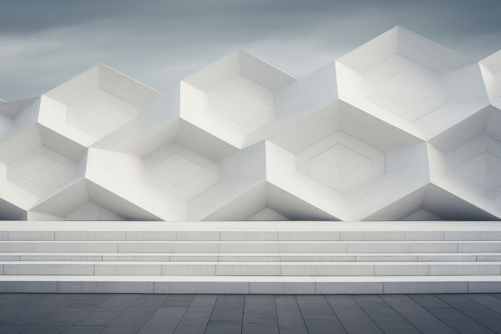  Photography architecture building repetition. AI generated Image by rawpixel.
