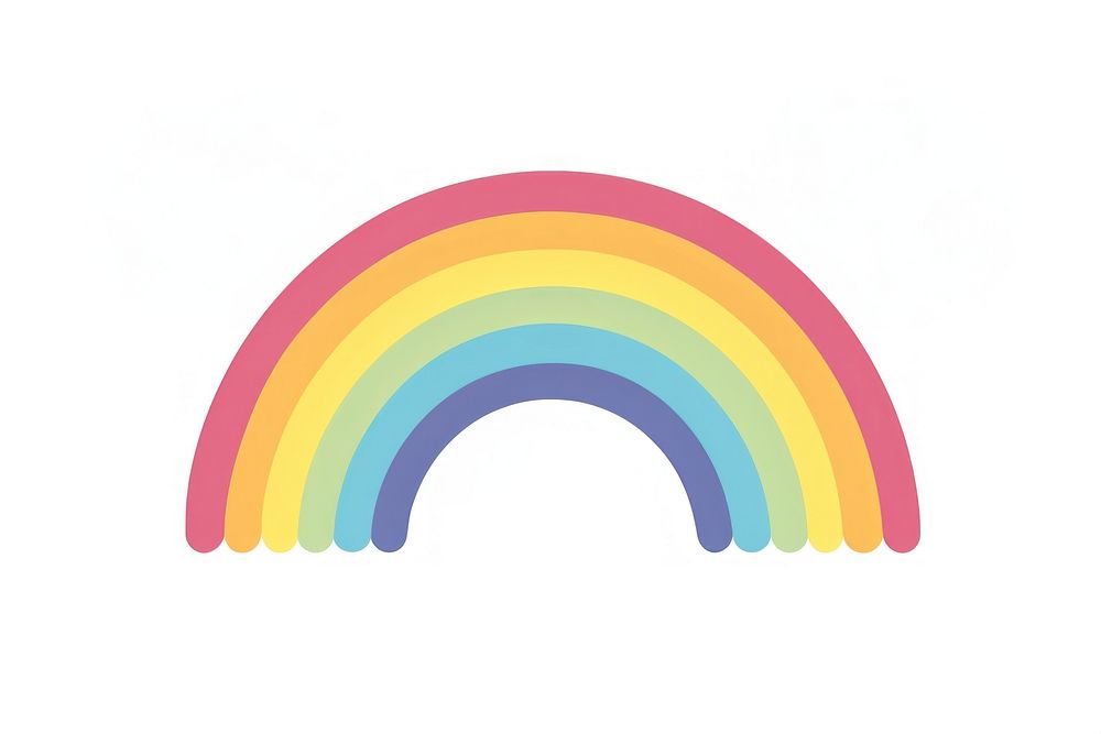 A rainbow logo creativity spectrum. AI generated Image by rawpixel.