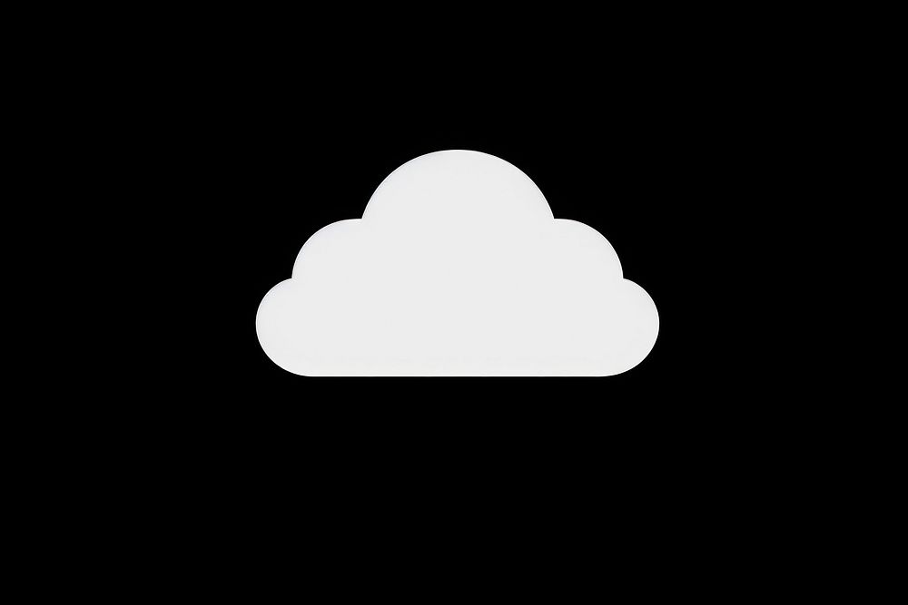 A cloud backgrounds white black background. AI generated Image by rawpixel.