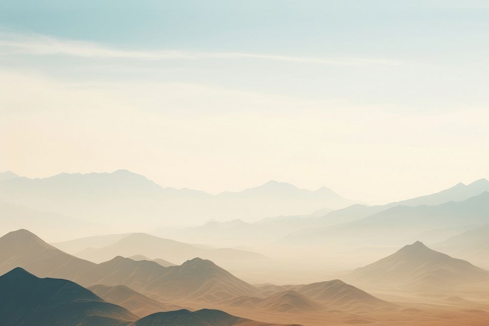  Mountain range landscape outdoors nature. AI generated Image by rawpixel.