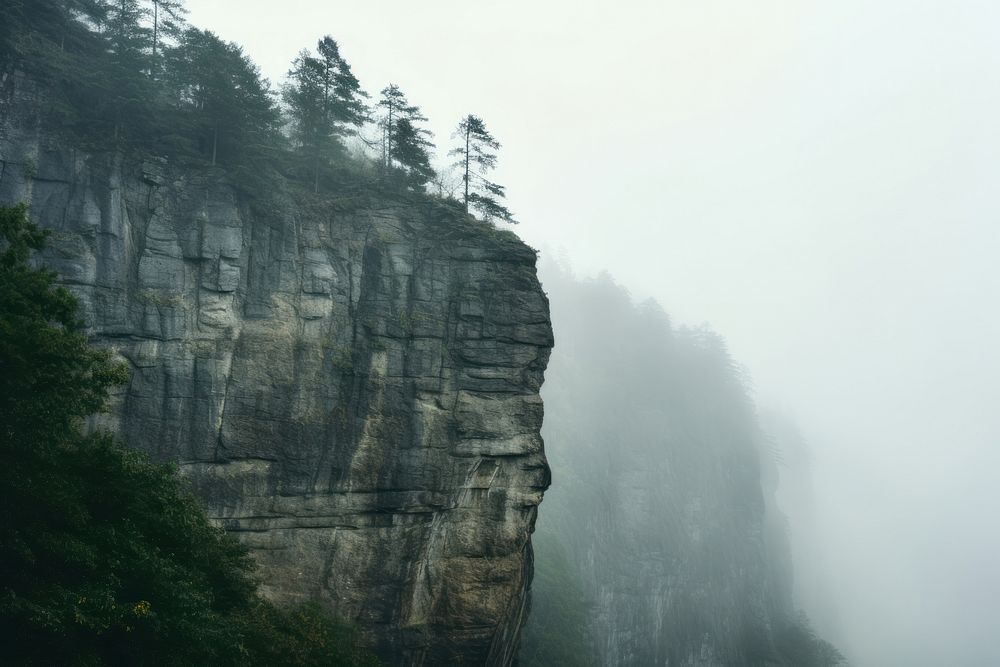  Cliff landscape outdoors nature. 