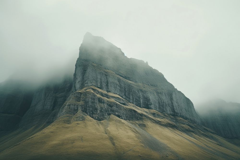  Mountain cliff landscape outdoors. AI generated Image by rawpixel.