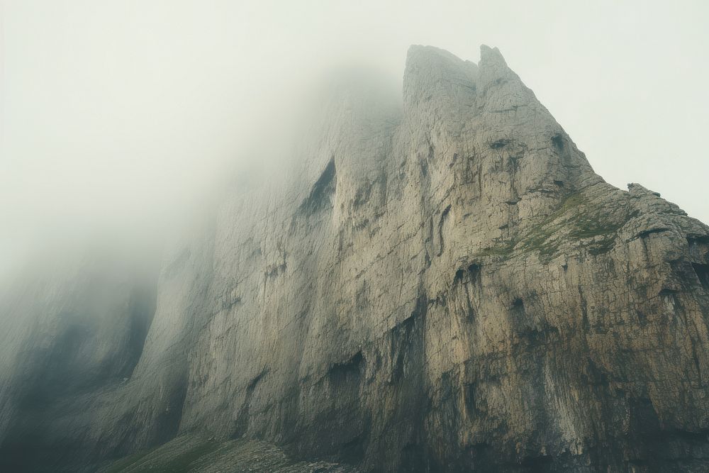  Mountain cliff outdoors nature. AI generated Image by rawpixel.