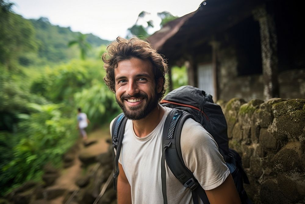 Sri Lanka adventure adult man.