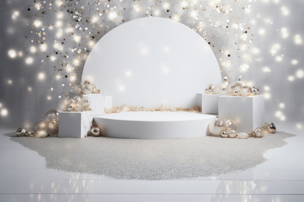 Glitter background christmas bathtub white.
