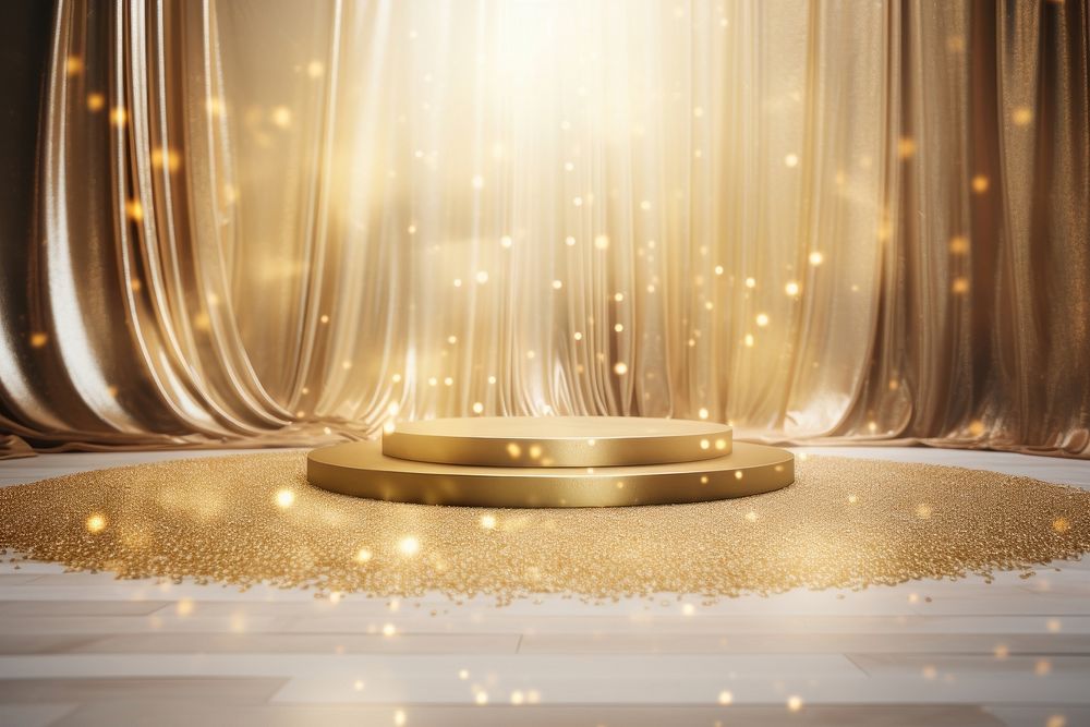 Luxury background lighting curtain glitter.