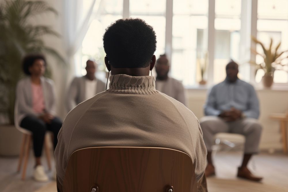 Black people group conversation meeting adult.