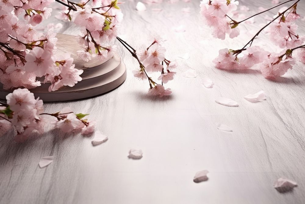 Sakura background blossom flower petal.