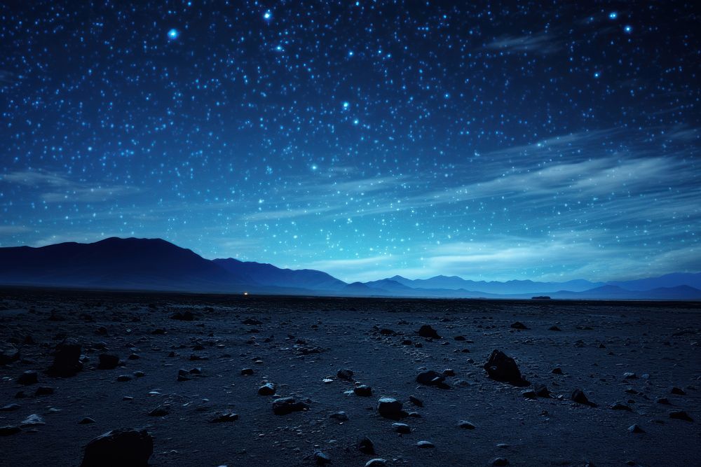 Space background night landscape outdoors.
