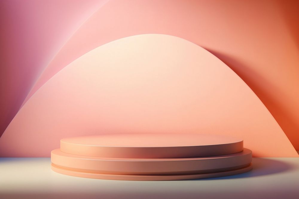  Pastel tone architecture lighting circle. AI generated Image by rawpixel.