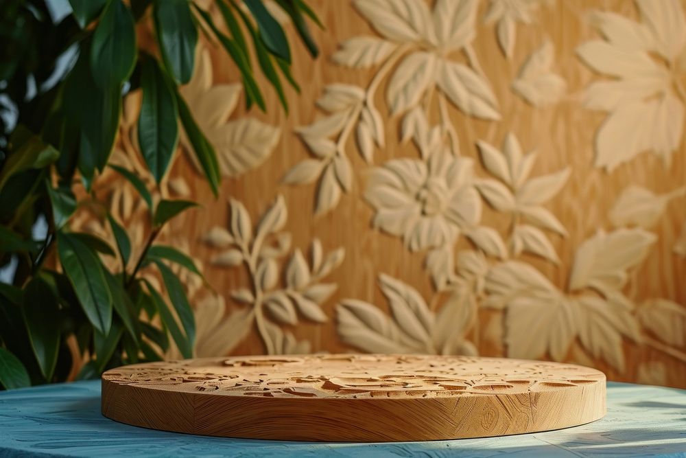 Linocut backgrounds wood pattern indoors.