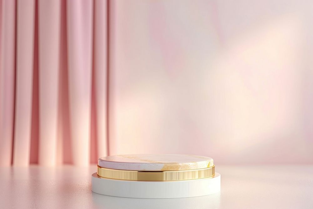 Luxury background cosmetics gold lighting.