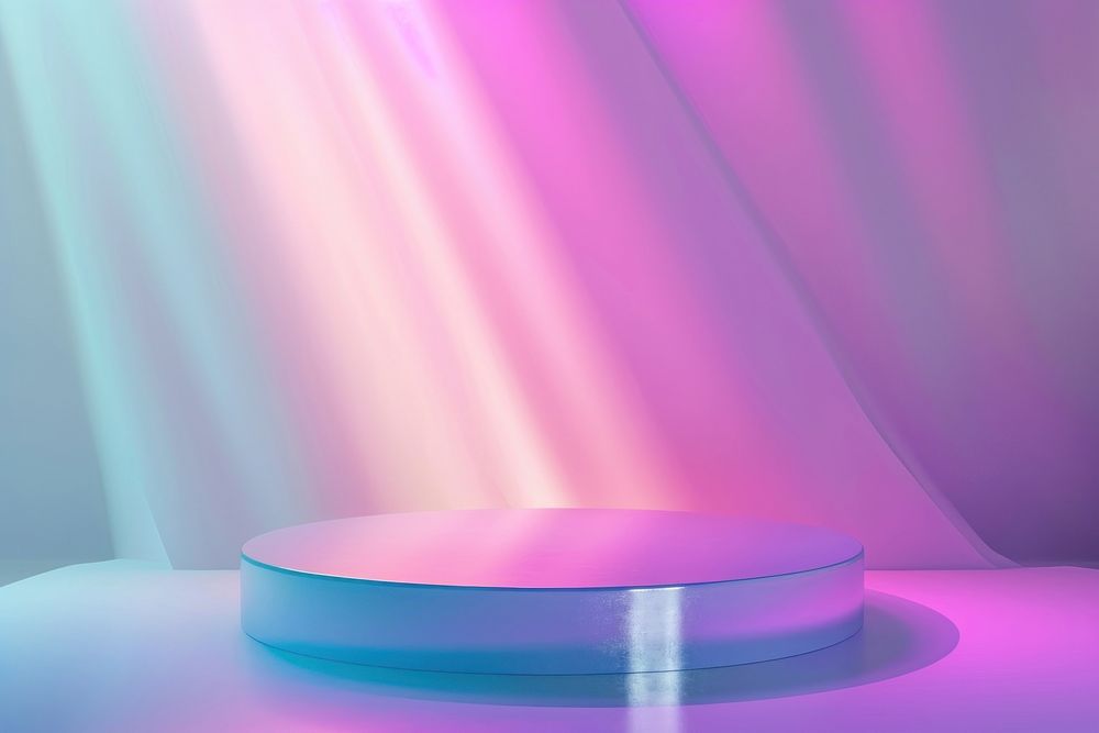 Holographic background lighting purple technology.