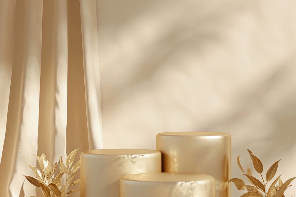 Luxury background candle gold parmigiano-reggiano.