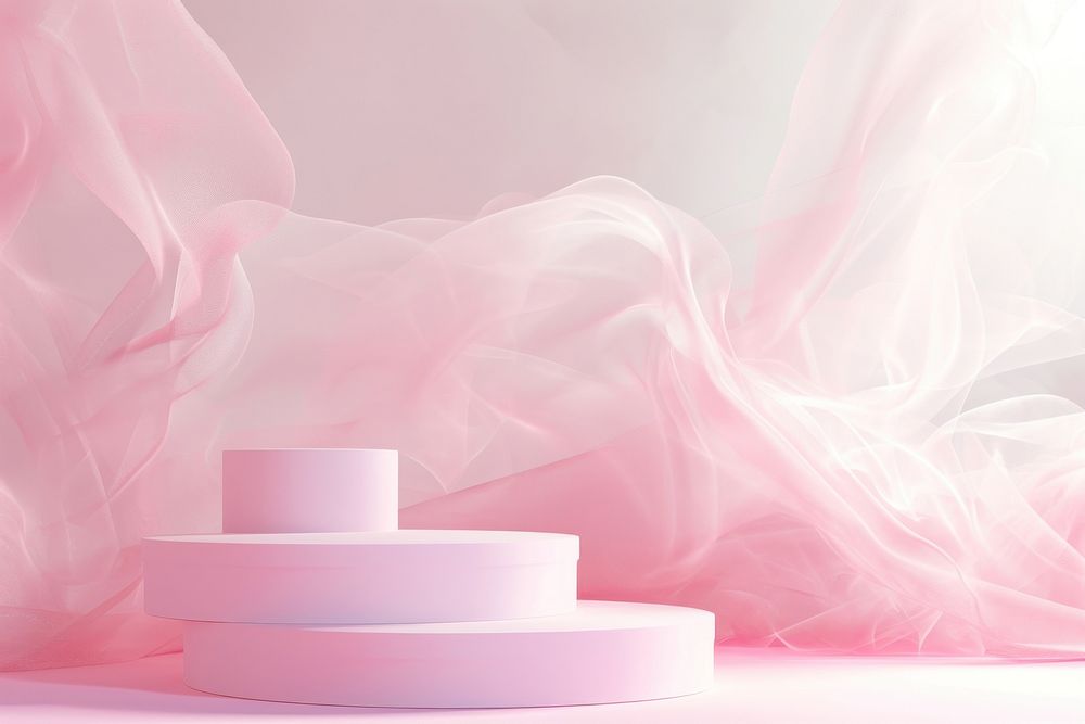 White smoke background pink celebration abstract.