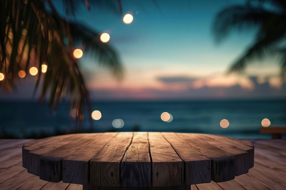 Night beach background furniture outdoors nature.