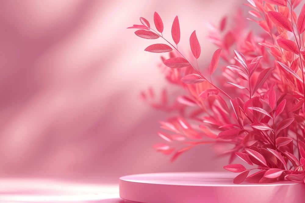Pink plant background flower petal decoration.