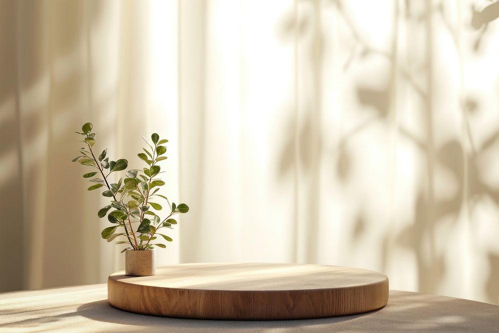 Light wood texture background plant table houseplant.