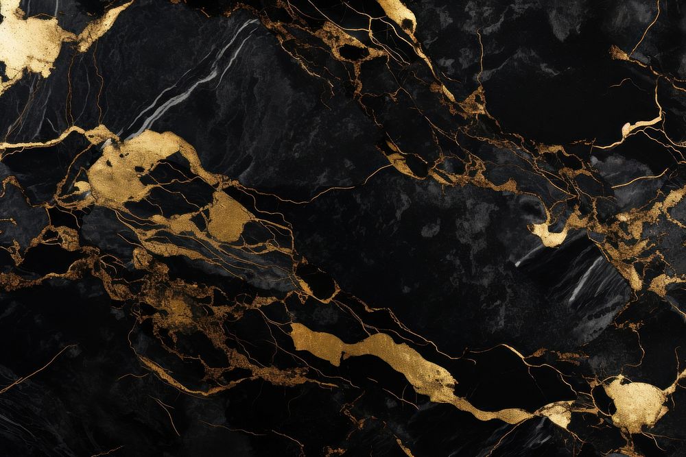  Marble background backgrounds black gold. AI generated Image by rawpixel.