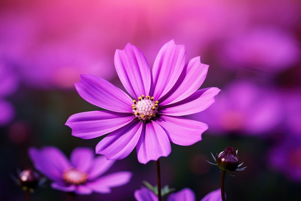  Plant background flower purple outdoors. AI generated Image by rawpixel.