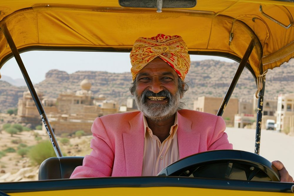 South Asian people portrait outdoors vehicle.