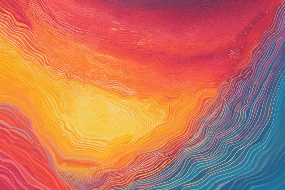  Rainbow pattern texture red. AI generated Image by rawpixel.