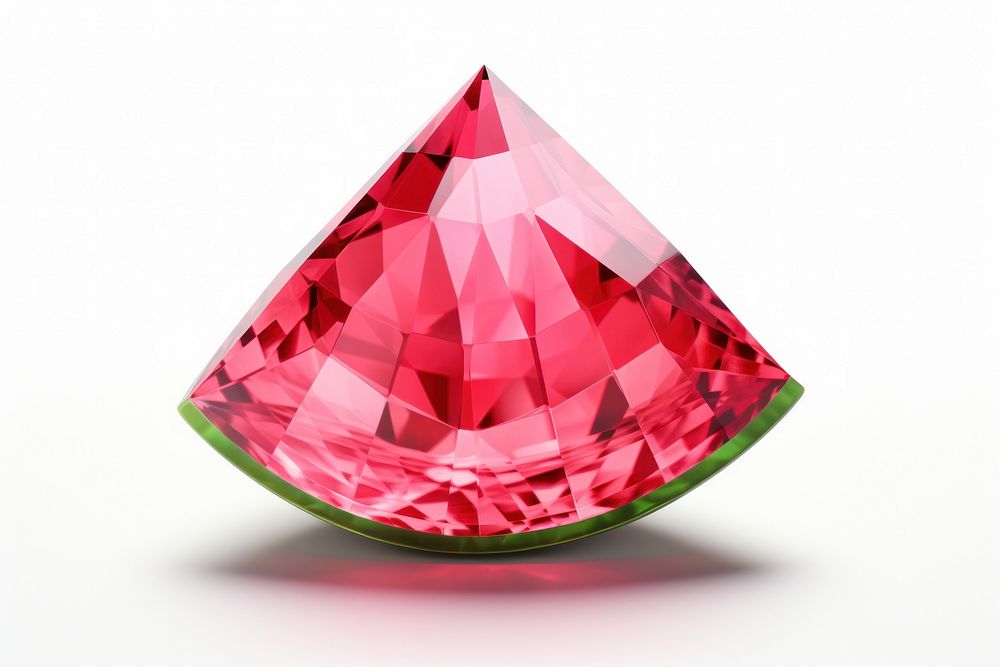 Watermelon gemstone jewelry crystal.