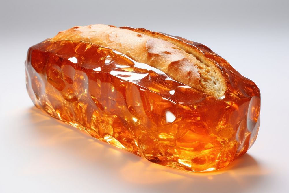 Loaf of bread gemstone crystal jewelry.