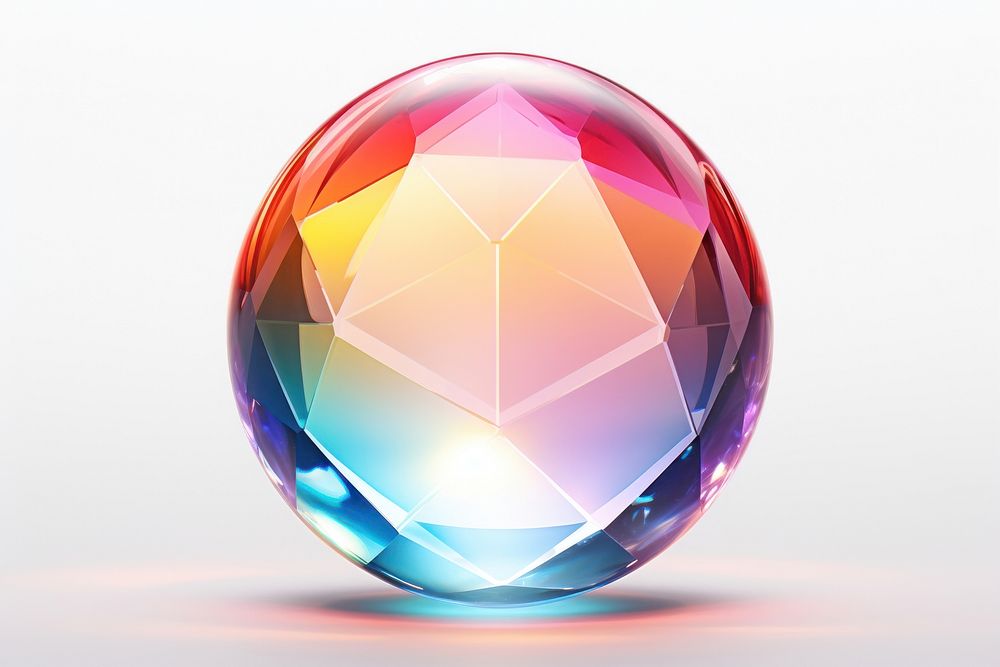 Rainbow bubble gemstone crystal jewelry.