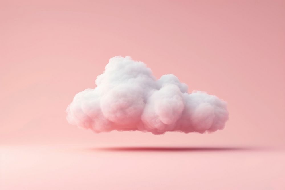 3d render icon of cloud nature sky cloudscape.