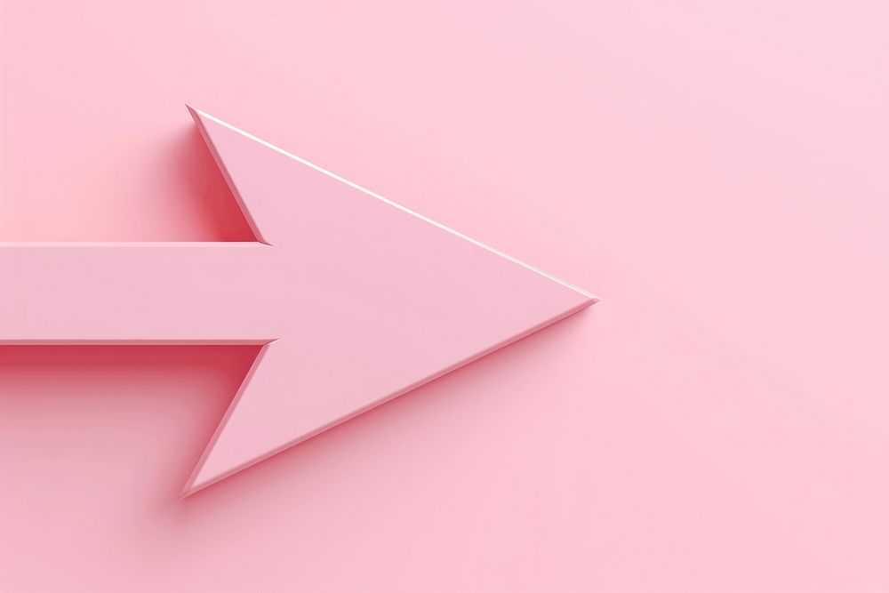 3d render icon of arrow backgrounds symbol origami.