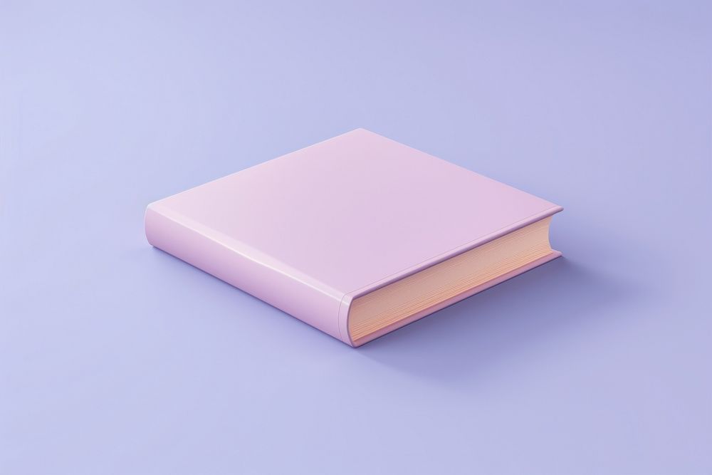 3d render icon of book publication text simplicity.