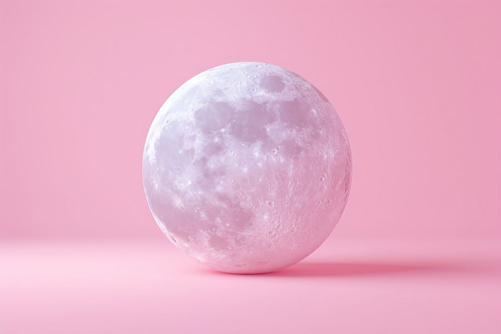3d render icon of moon astronomy sphere outdoors.