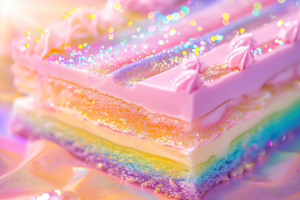 Cake texture backgrounds dessert rainbow.