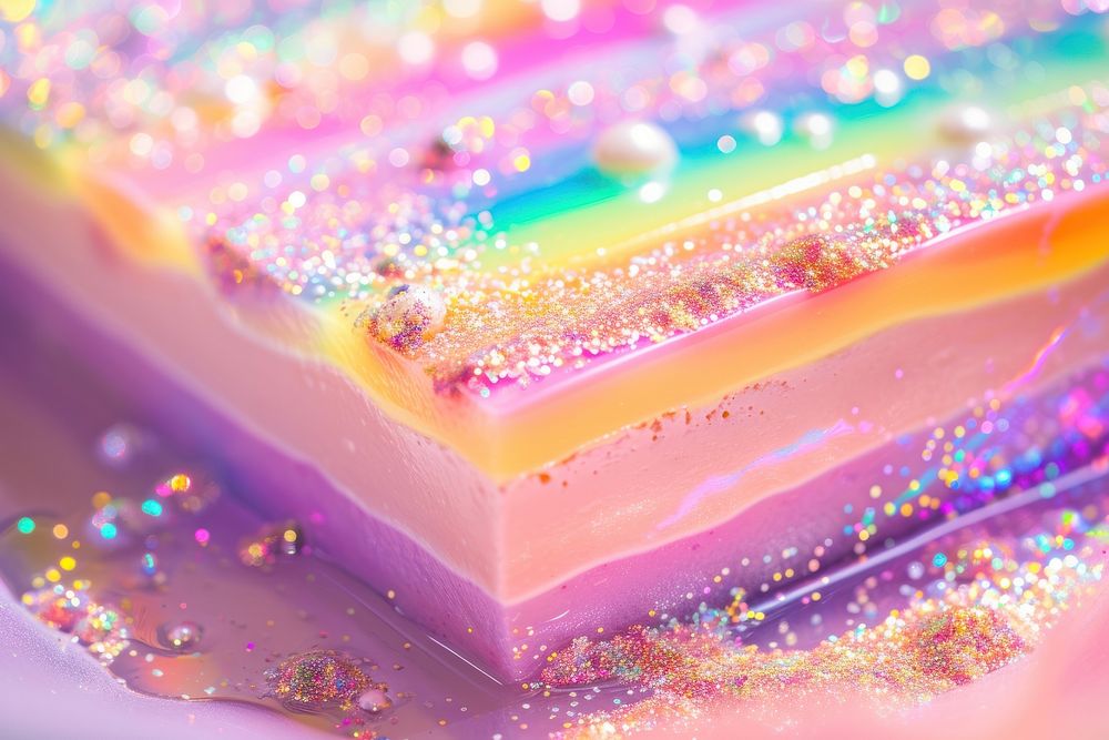 Cake texture glitter backgrounds rainbow.
