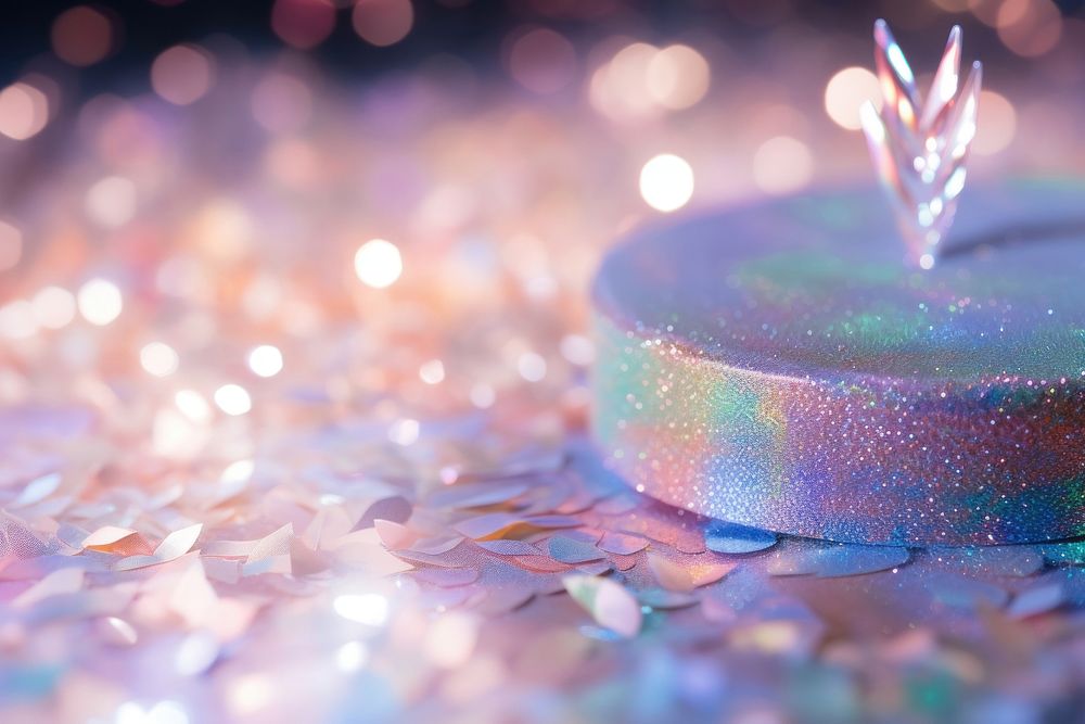 Cake birthday texture glitter illuminated celebration.