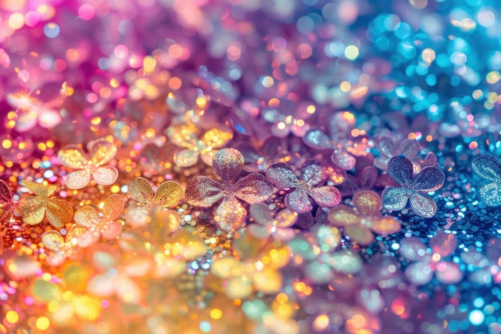 Daisy texture glitter backgrounds illuminated.
