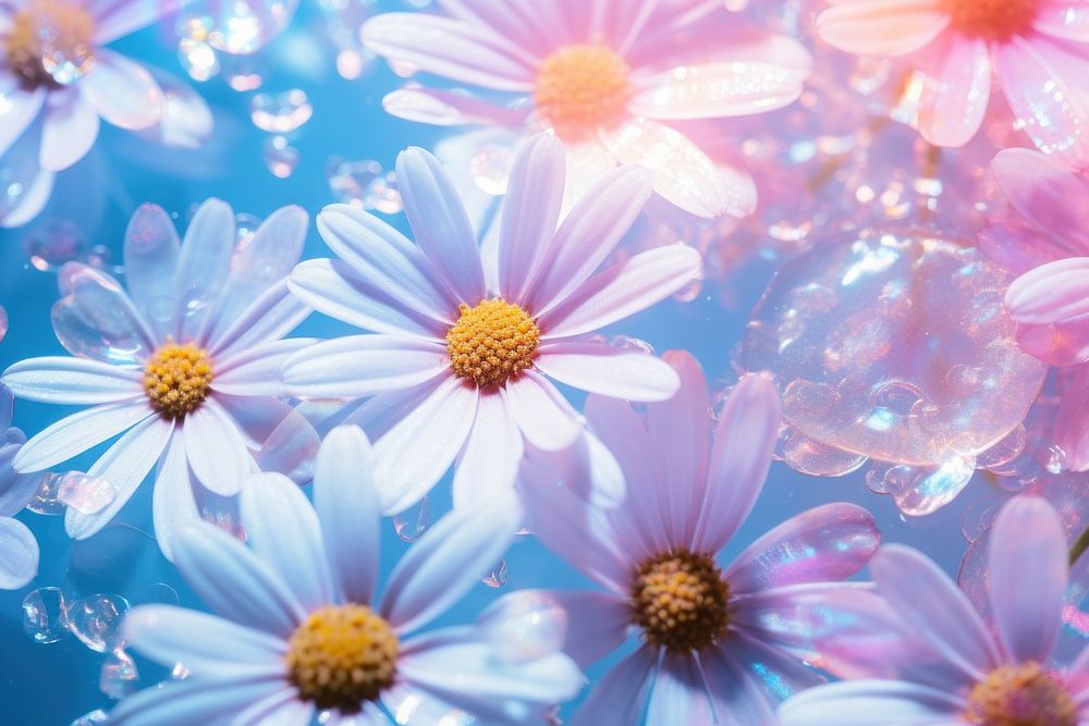 Daisy texture backgrounds outdoors blossom.