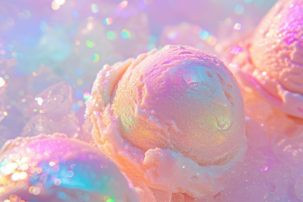 Icecream scoops texture backgrounds dessert freshness.