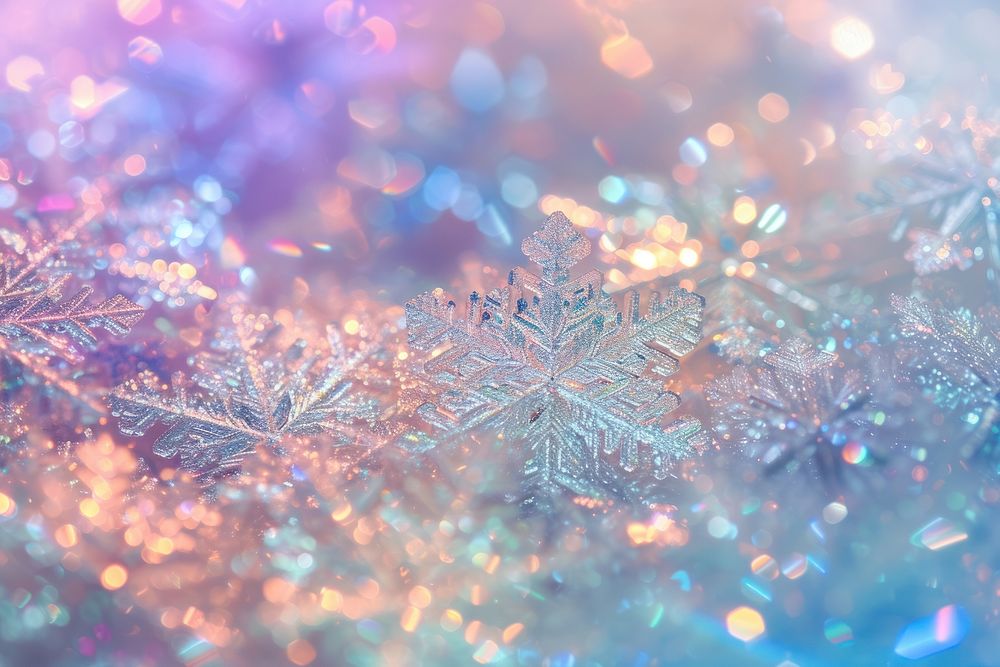 Snowflake texture backgrounds glitter nature.