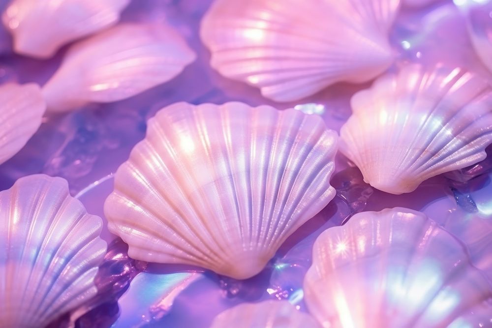 Shell purple texture backgrounds seashell clam.